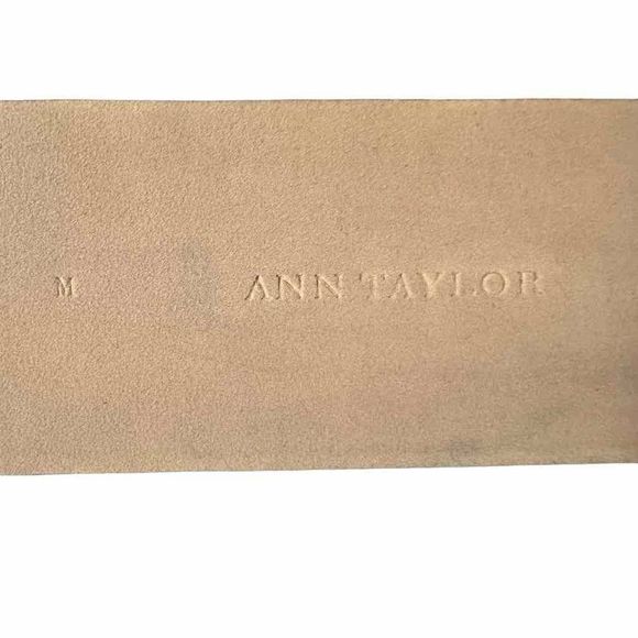 Ann Taylor Accessories Womeny Leather Belt Leopard SZ M - Picture 8 of 13